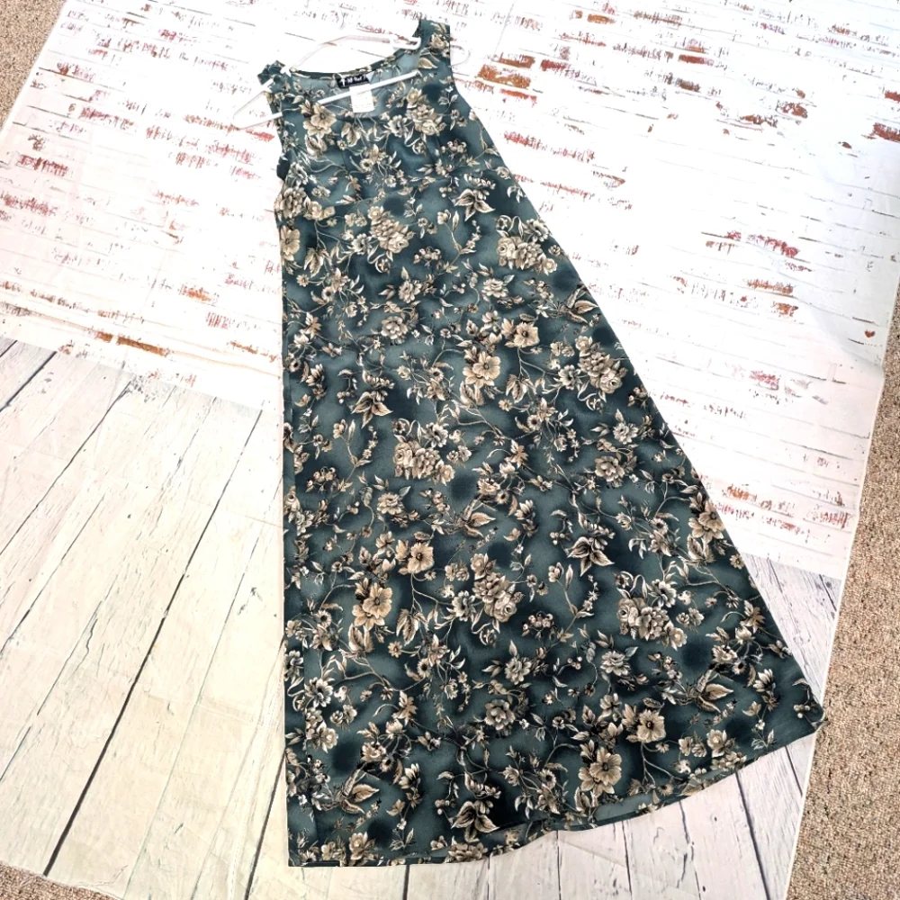 Vintage 90's All That Jazz maxi dress with tie back - Picture 1 of 7